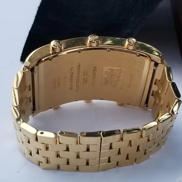 Rare IceLink Ambassador Presidential Six TimeZone VintageLuxury Unisex Watch